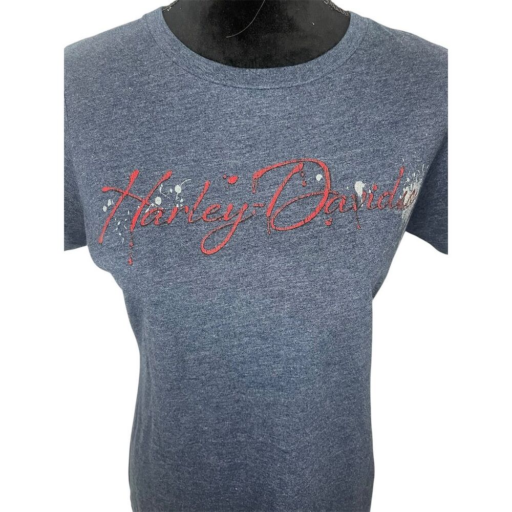 Harley-Davidson Women's XL Graphic Tee Short Sleeve Casual Top - Picture 5 of 7
